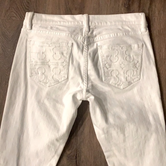 Tori Burch white jeans - size 28 - Picture 5 of 6